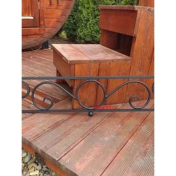 Parapet Předokenní kovaný držák truhlíku 17