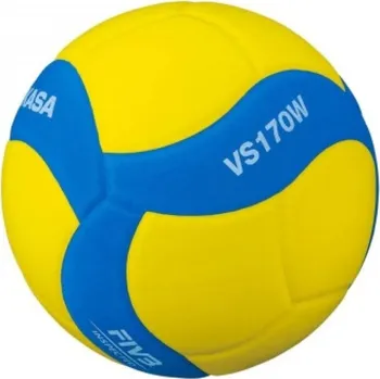 Volejbalový míč Mikasa VS170W modrý/žlutý