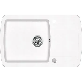 Granitový dřez Aquasanita Lira 780.0E Alba (záruka 5 let)