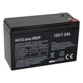 Baterie pro elektrokolo Baterie olověná trakční ACCU PLUS 12V/7,2Ah