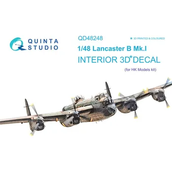 Plastikový model Quinta studio 1/48 Lancaster B Mk.I 3D-Print&col. Interior (HKM)