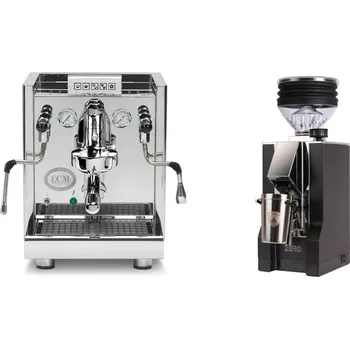 Kávovar ECM Elektronika II Profi + Eureka Mignon Zero, CR black