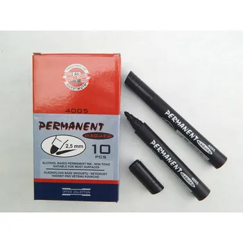 Koh-I-Noor značkovač permanentní černý kulatý 4005