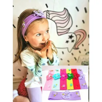 Čelenka Čelenka do vlasů elastická látková dětská C078