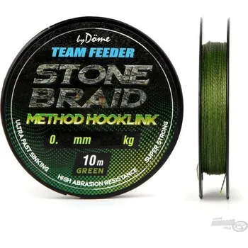 By Döme Team Feeder Stone Braid Green 0,08 mm / 10 m - 3,00 kg