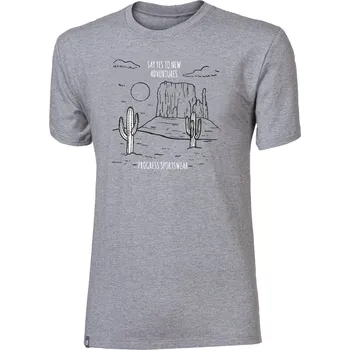 Pánské tričko Tričko pánské Progress Cactus s bambusem - světle šedé, XL