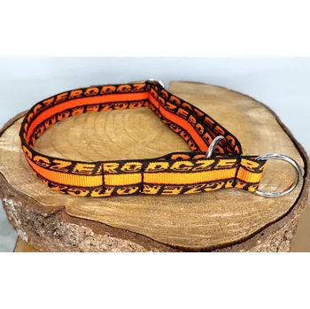 Zero obojek jednobarevný polostahovací ROYAL (Gigant, neon oranž )