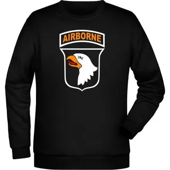 Pánská mikina Mikina U.S. ARMY 101st Airborne Division - černá