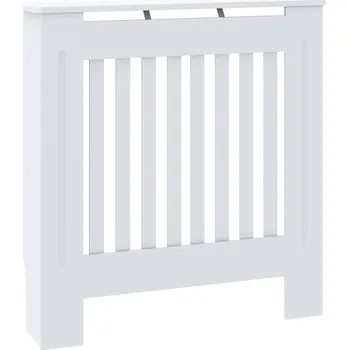 vidaXL Kryt na radiátor MDF bílý 78 cm