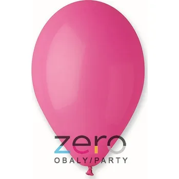Balónek Balónky nafukovací pr. 26 cm, 20 ks (pastel) - fuchsie