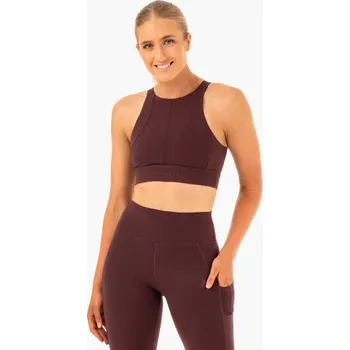 Podprsenka Ryderwear Sportovní podprsenka Reset High Impact Chocolate XS