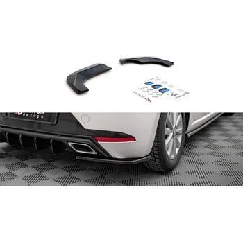 Tuning Splittery zadní boční Seat Ibiza Mk5 carbon look