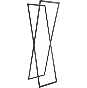 Věšák Nordic Design Černý kovový stojací věšák Rosie 175 cm