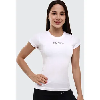 Dámské tričko GymBeam Dámské tričko FIT White L