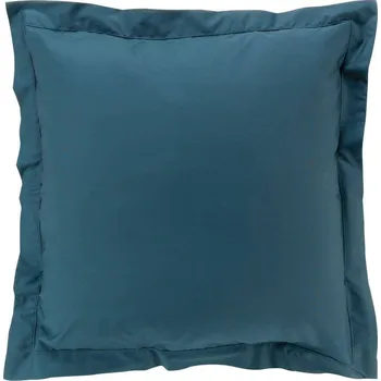 Povlak na dekorativní polštářek Douceur d'intérieur Povlak na polštář LOUMEA, bavlněný, 63 x 63 cm, modrý
