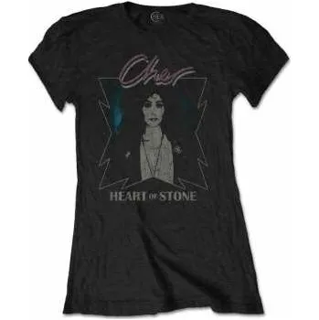Pánské oblečení Merch Cher: Dámské Tričko Heart Of Stone XXL