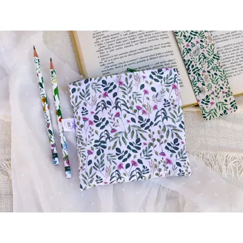 Penál ePiPí Taštička čtverec - Sedmikrásky Barva zipu: zelená