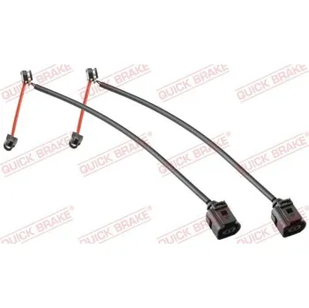 Brzdový systém Výstražný kontakt, opotřebení obložení Quick Brake WS 0374 A