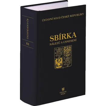 Sbírka nálezů a usnesení ÚS ČR, svazek 88 (vč. CD)