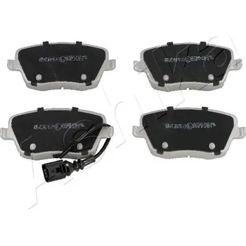 Brzdová destička Sada brzdových destiček, kotoučová brzda ASHIKA 50-00-0956