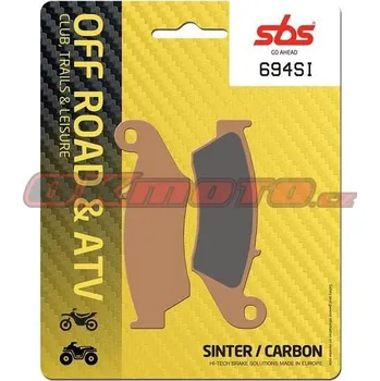Brzdová destička Přední brzdové destičky SBS 694SI - Honda CRF 450 X, 450ccm - 05>