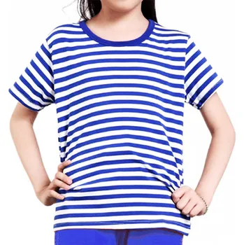 Dívčí tričko DIVJA Námořnické tričko modrá/bílá 146