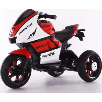 Dětské elektrovozidlo Mamido Dětská elektrická motorka MotoV6 červená