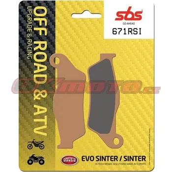 Brzdová destička Přední brzdové destičky SBS 671RSI - Gas Gas EC 300, 300ccm - 99-99