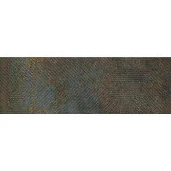 Molto rust dekor rekt. mat - obkládačka rektifikovaná 25x75 hnědá 163629