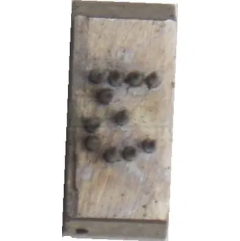 Chov hospodářského zvířete Tetovací číslo 4mm pro zakrslá plemena, redukované do velkých kleští 7/10 mm DRIML 9