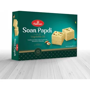 Sušená potravina Haldirams Snacks Soan Papdi 500 g