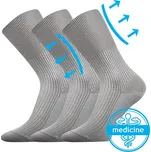 Lonka Zdravan 100% bavlněné ponožky světle šedé Velikost: 35-37 (23-24)