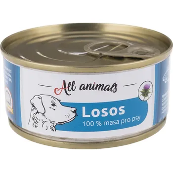 Chovatelství ALL ANIMALS DOG losos mletý 100 g