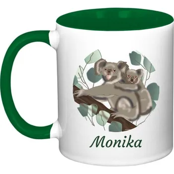 Hrnek malý barevný s potiskem Hrnek - Medvídek koala