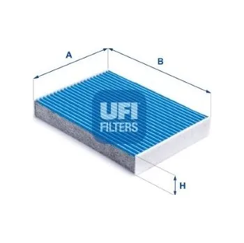 Ventilátor topení a klimatizace Filtr, vzduch v interiéru UFI 34.257.00