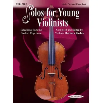 Solos for Young Violinists , Vol. 5 - Violin Part and Piano Acc. - pro housle 608075