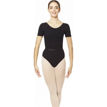 Body Intermezzo,Baletní trikot s páskem 3988, černá S