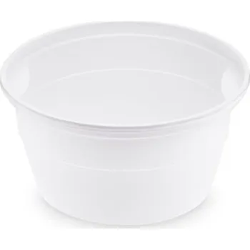 Jednorázové nádobí Polévková miska bílá (PP) 500 ml, 50 ks 100030208