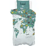 Atmosphera for kids Dětské povlečení TRAVEL 140 x 200 cm, oboustranné, bavlněné