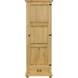 SF700 dřevěná rustikální skříň z přírodní borovice Drewmax (Povrch přírodní vosk!)