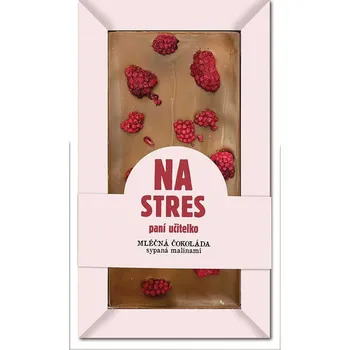 Čokoláda Bohemia Gifts Na stres paní učitelko 80 g