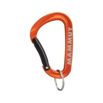 karabina Mammut Mini Carabiner Workhorse Keylock L orange 2016 oranžová
