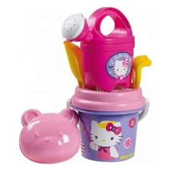 Hračka na písek Sada na písek Hello Kitty s konvičkou - fialová