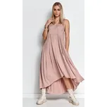 Dámské šaty M648 - Makadamia pudrovo-růžová 36/38