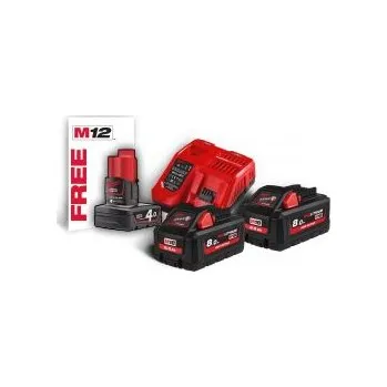 Elektronika M18 HNRG-802 Sada akumulátorů a nabíječky