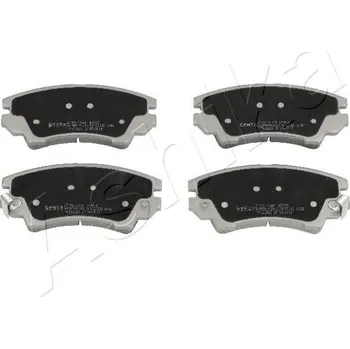 Brzdová destička Sada brzdových destiček, kotoučová brzda ASHIKA 50-0W-W16