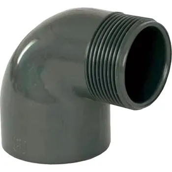 PVC tvarovka - úhel 90° 50 x 1 1/2“ ext.