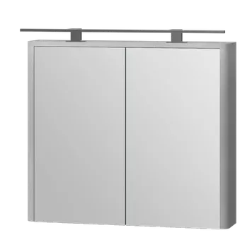 Zrcadlo Lavedo Livorno Structure Grey 80 zrcadlová skříňka do koupelny s LED osvětlením