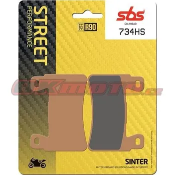 Brzdová destička Přední brzdové destičky SBS 734HS - Honda CBR 954 RR Fireblade, 954ccm - 02-03