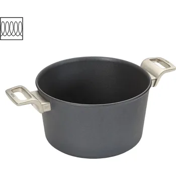 Hrnec Titanový Hrnec Diamond Lite PRO s nerezovou rukojetí 24 cm na indukci - WOLL (Titanový hrnec na indukci 24 cm s nerezovou rukojetí Diamond Lite PRO - WOLL)